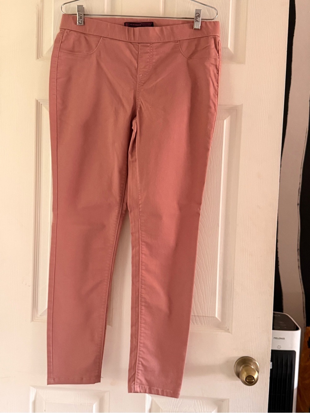 Women's Rose Pink Slim Ankle Pants